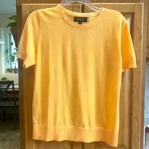 Banana Republic Orange Short Sleeve Forever Sweater (S)